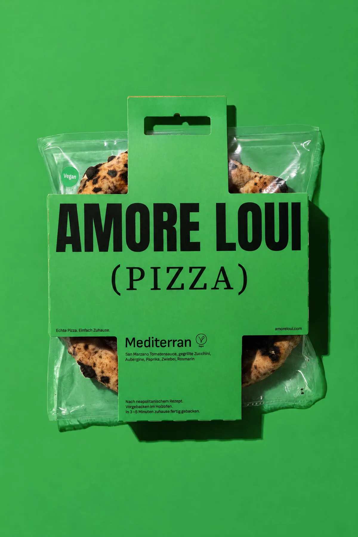 Amore Loui Mediterran, vegan, im grünen Sleeve